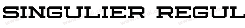 Singulier Regular字体转换 Singulier Regular字体转换